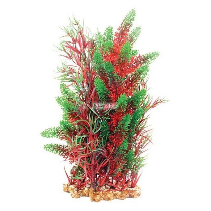 Vibrance - Red Pontederia/ Typha Gravel Base (XL) - Aquatech Aquariums